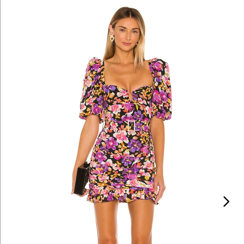 Lovers + Friends Lemon Mini Dress- Secret Garden
